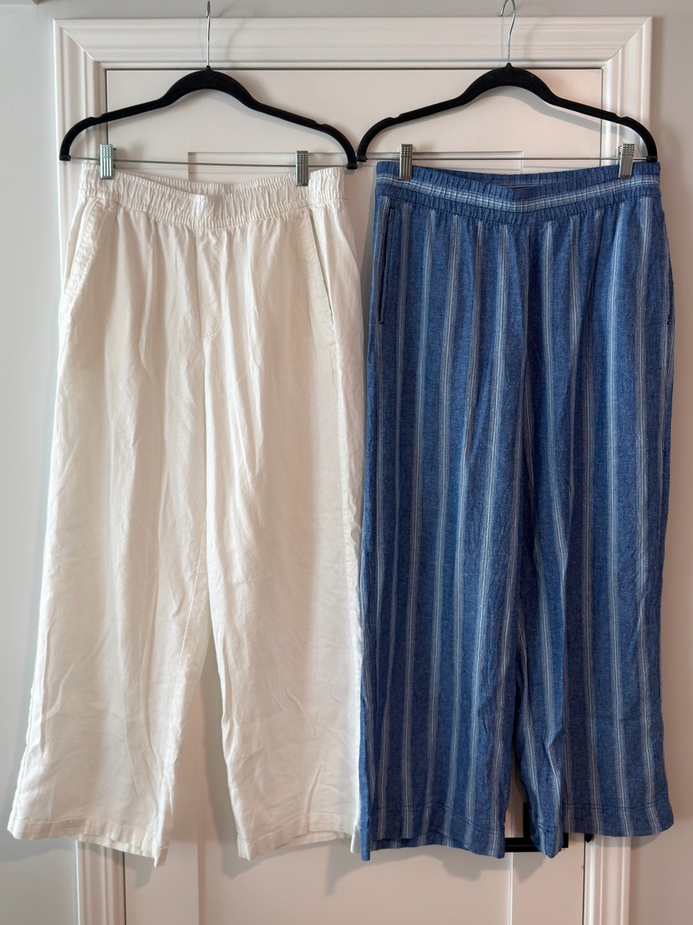 High Rise Wide Leg Linen Pants Bundle